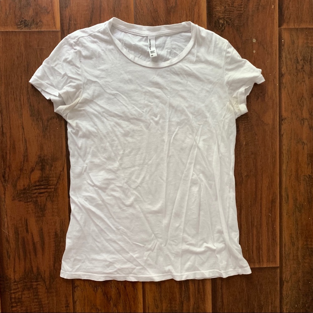 American Apparel basic white cotton T-shirt